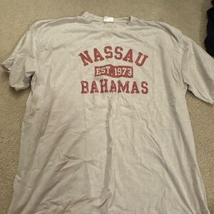 Nassau Bahamas Beige T-Shirt